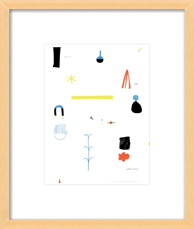 Working hard by playing around  by Agata Królak for Artfully Walls