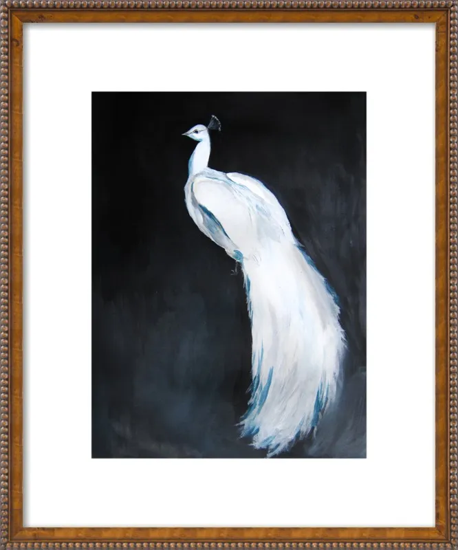 White Peacock II by Christine Lindstrom for Artfully Walls