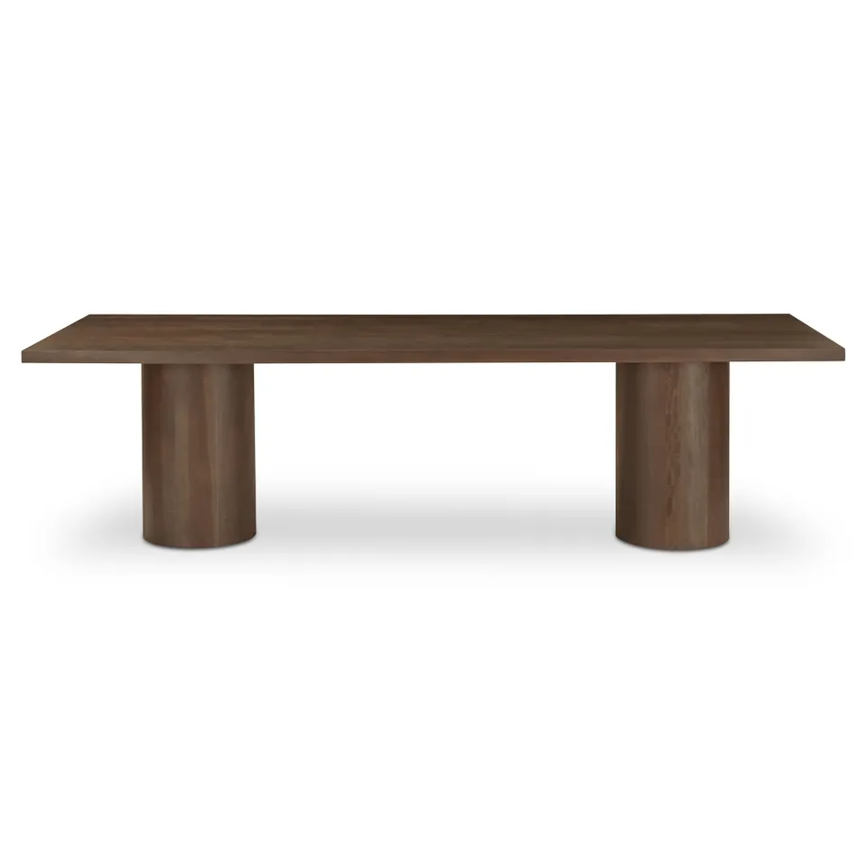 Hadley Dining Table Small Warm Brown