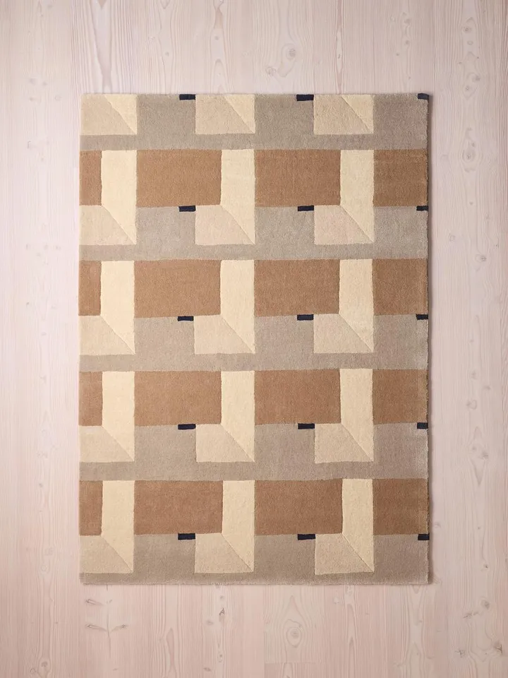 Blake Rug, Cream, 20 x 30cm (Swatch)