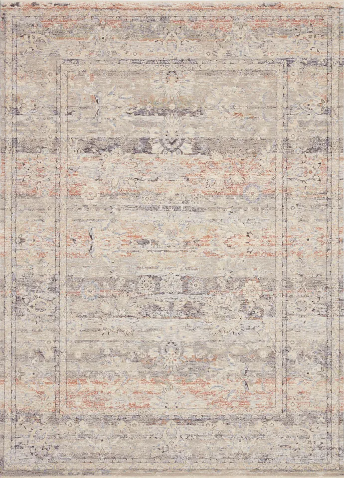 Loloi Faye FAY-09 Denim / Rust 18" x 18" Sample