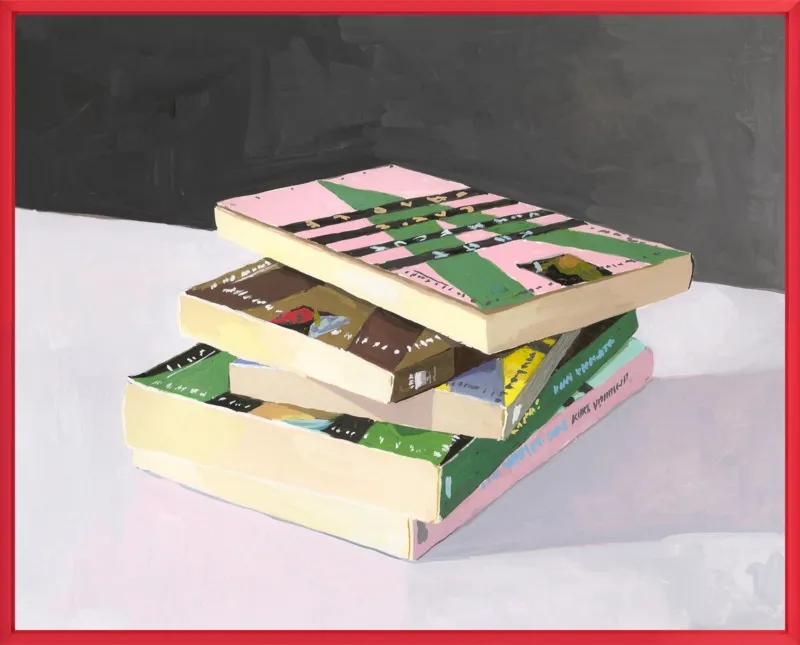 Vonnegut Stack by Elizabeth Mayville for Artfully Walls