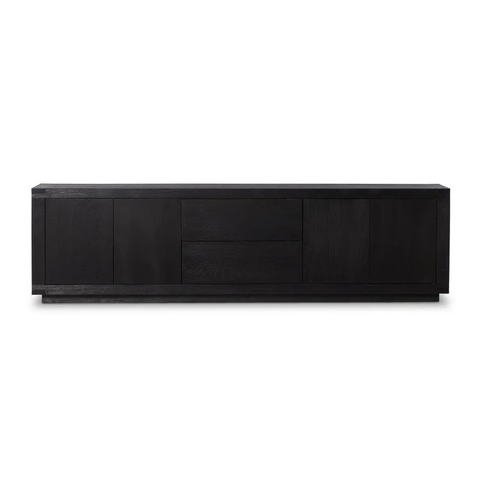 Warby Media Console - Worn Black Veneer