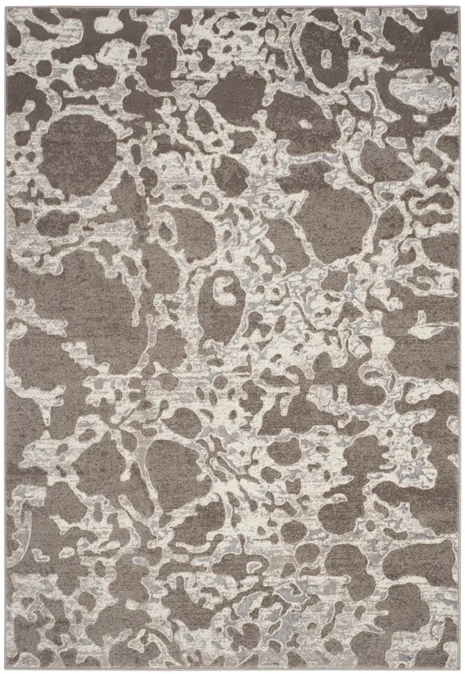 Arlo Home Woven Area Rug, VGE308C, Taupe,  5' 1" X 7' 6"