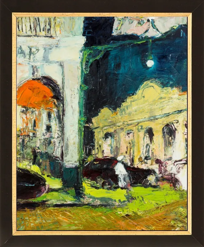 La Vida Cuba Street Corner near Sloppy Joe Bar in Old Havana by Ana Guzman for Artfully Walls