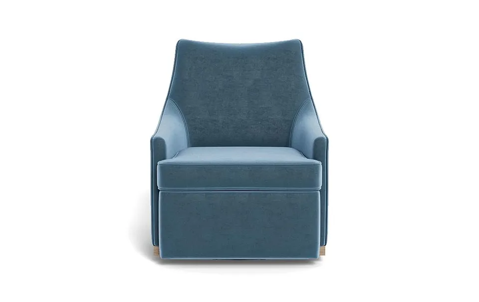 Kingsley Swivel Chair with Contrast Piping