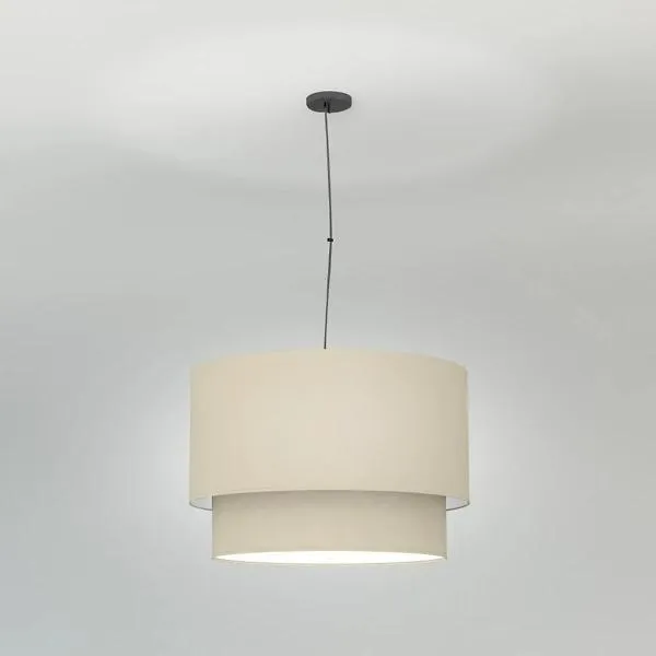 Philip Linen Drum Pendant
