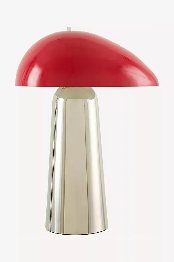 Julep Plated Metallic Accent Table Lamp