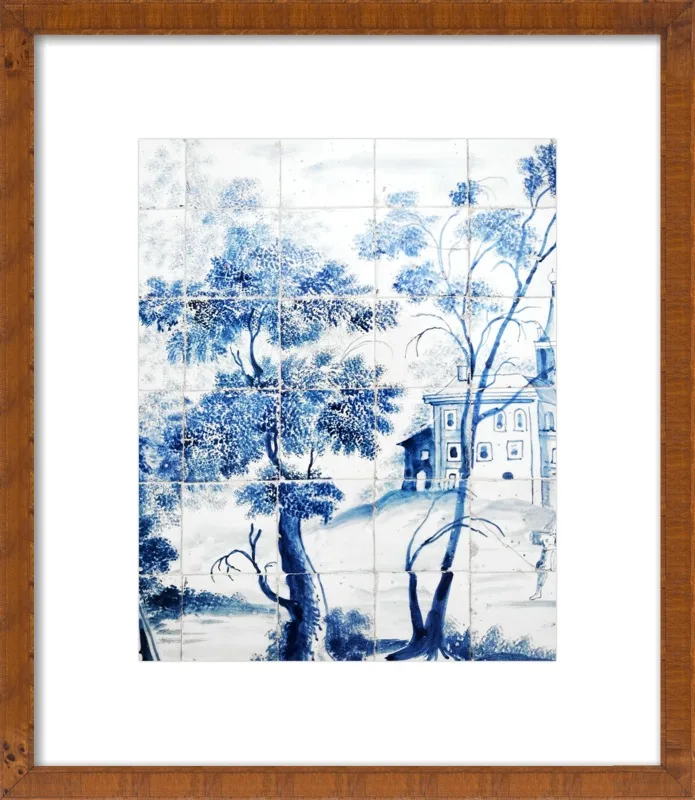 Lisbon Blue Tiles Two by Lupen Grainne for Artfully Walls
