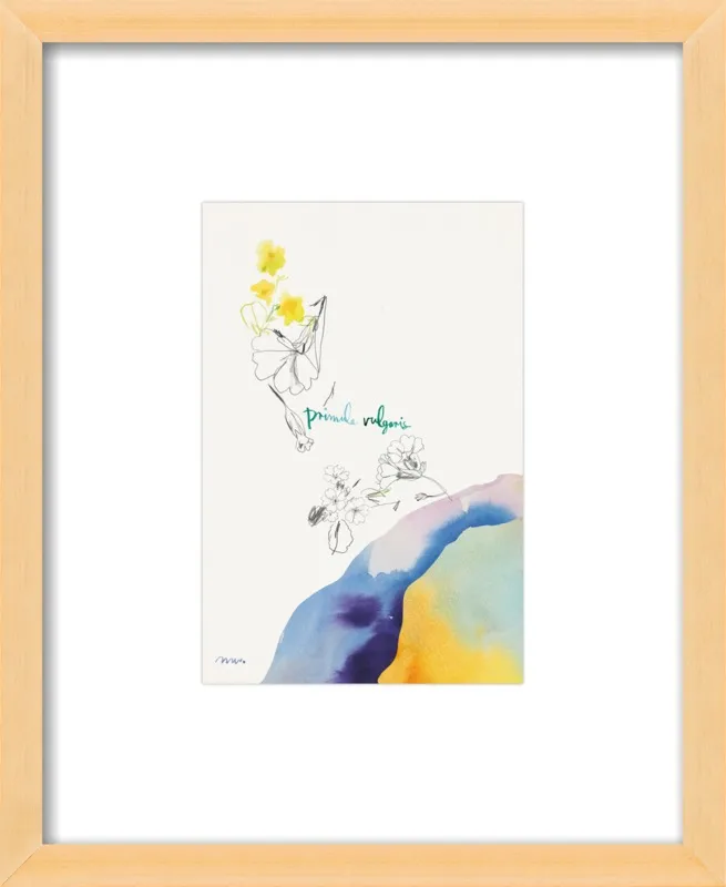 Primula Vulgaris by META WRABER for Artfully Walls