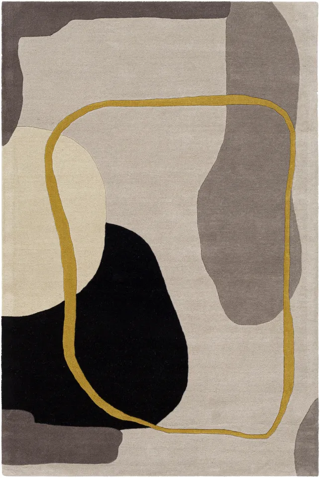 Queens Beige Indoor 6' x 9' Handmade Rug