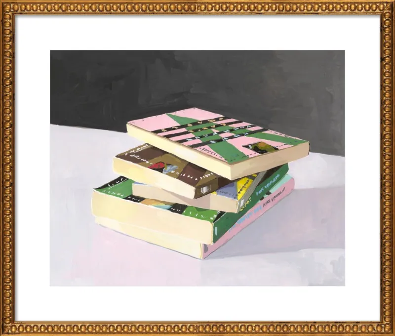 Vonnegut Stack by Elizabeth Mayville for Artfully Walls