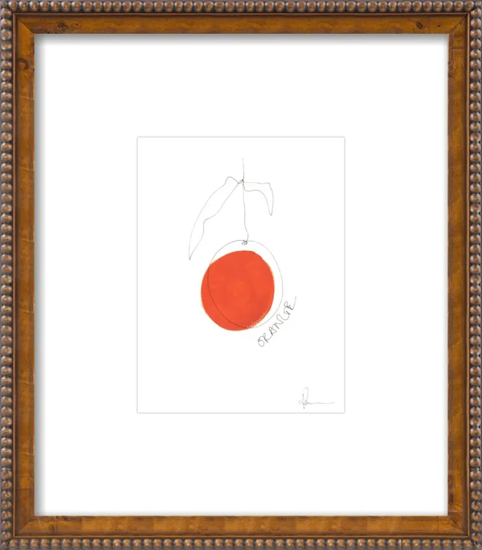 Orange by Polly Mann for Artfully Walls