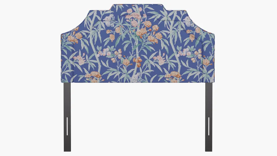 Art Deco Headboard, Lapis Lanai, Full
