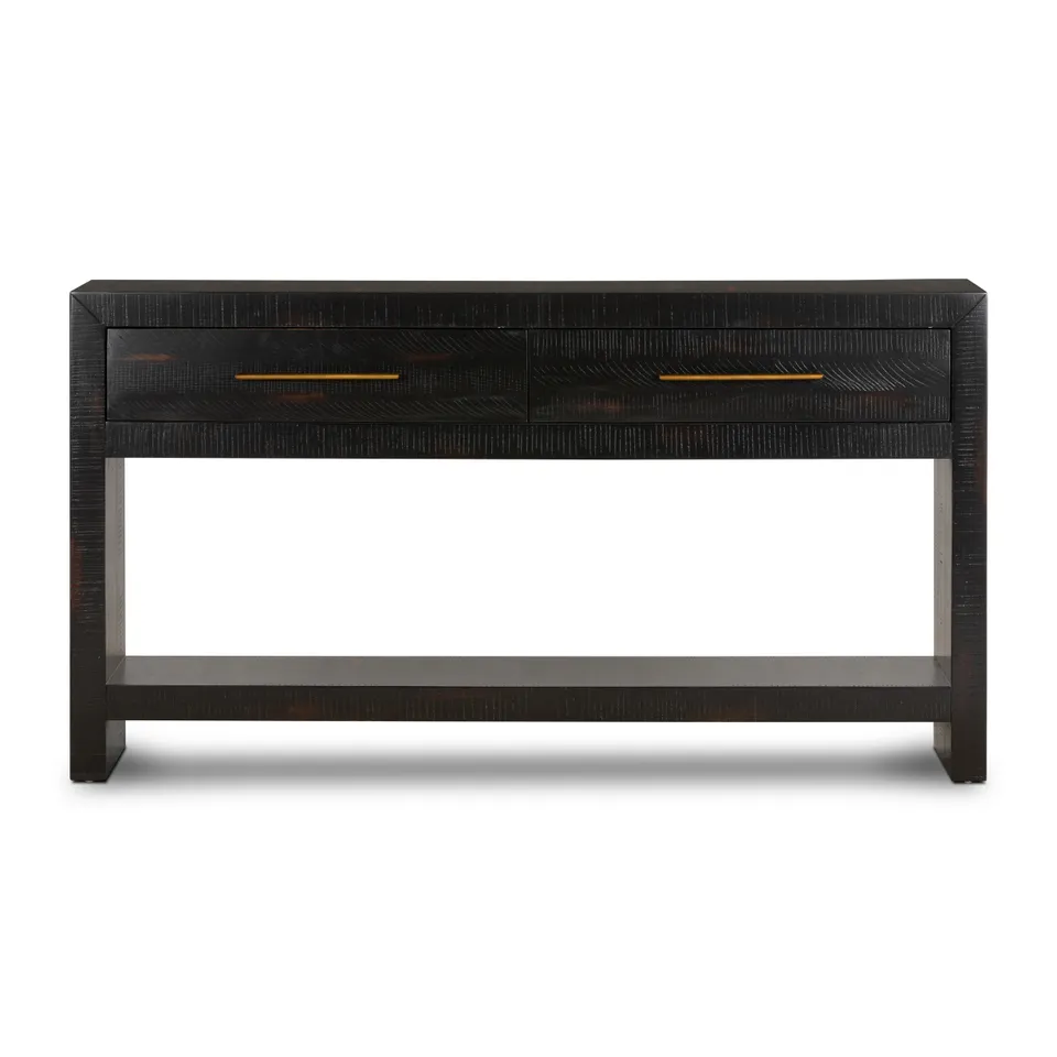 Suki Console Table-Burnished Black