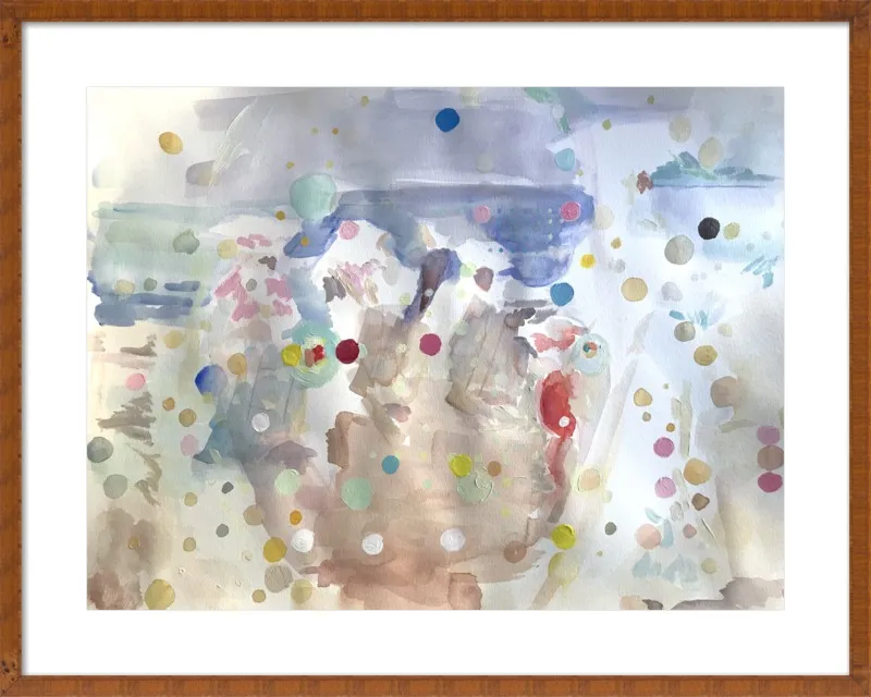 Beach scene (from memory)  by Hannah Dean for Artfully Walls