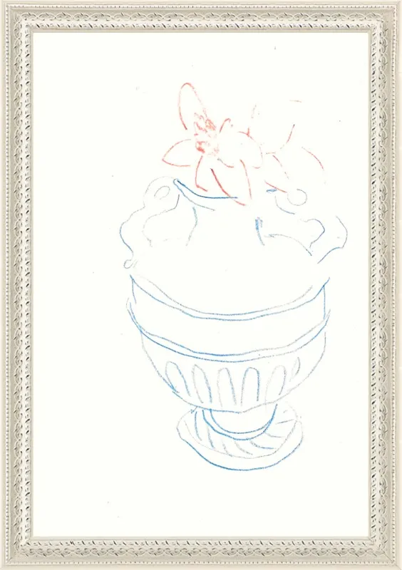 Sevres vase by Shanti Shea An for Artfully Walls