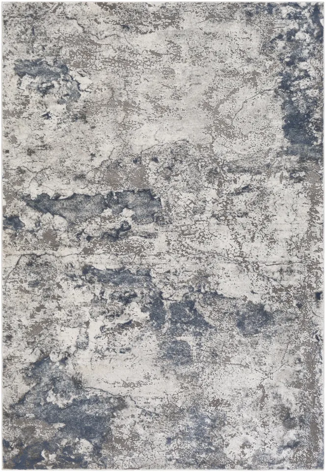 Tibetan Gray Indoor 5'3" x 7'7" Machine Woven Rug