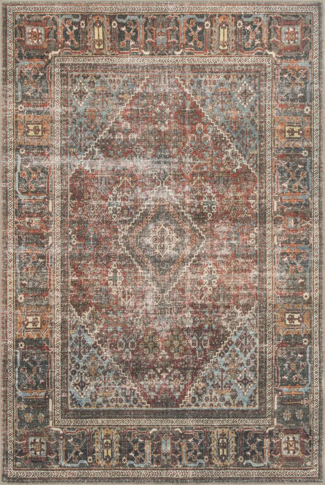 Loloi Loren Brick / Midnight 5'-0" x 7'-6"