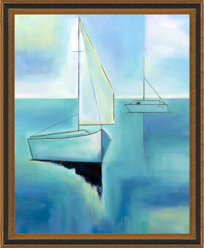 Harbor Greens by Cory McBee for Artfully Walls