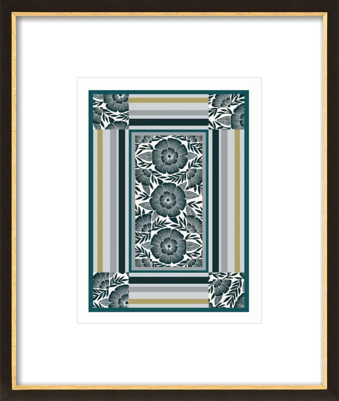 Botanical Frame 1 by Katharine Watson for Artfully Walls