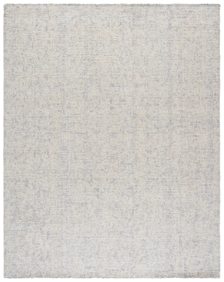 Safavieh Couture Abstract Collection Hand Tufted Area Rug, Light Grey / Ivory, 6' x 9'