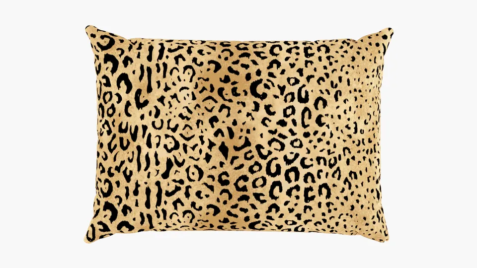 Outdoor 14" x 20" Lumbar Pillow, Leopard, 14" x 20"