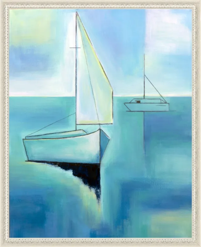 Harbor Greens by Cory McBee for Artfully Walls
