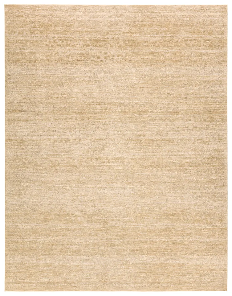 Alany SRE04 Oriental Yellow and Tan Area Rug (9'6"x13'6")