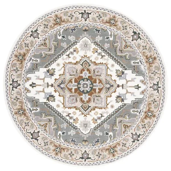 Heritage Row Heriz Medallion Area Rug