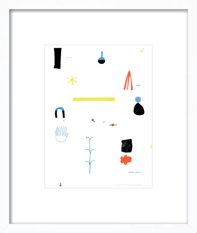 Working hard by playing around  by Agata Królak for Artfully Walls