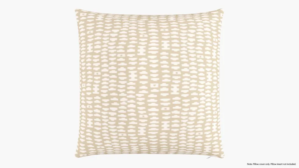 Throw Pillow Cover 26", Sand Odalisque, 26" x 26"