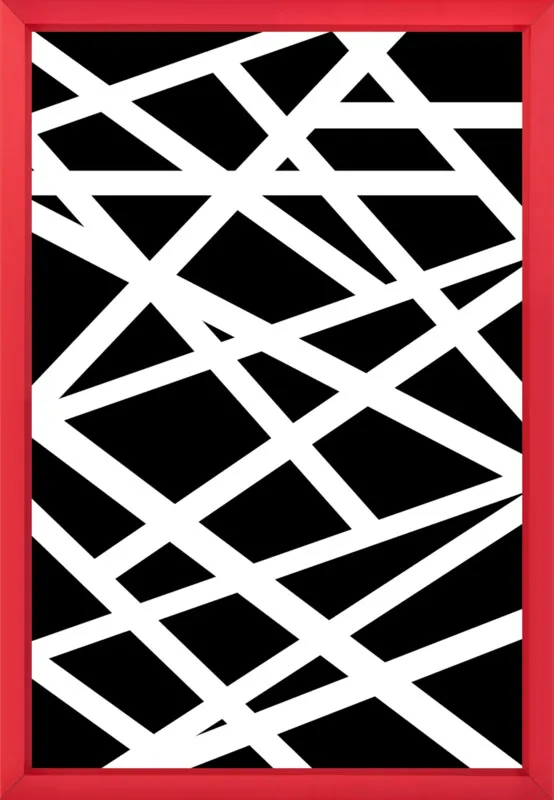 Criss Cross by Emine Ortega for Artfully Walls