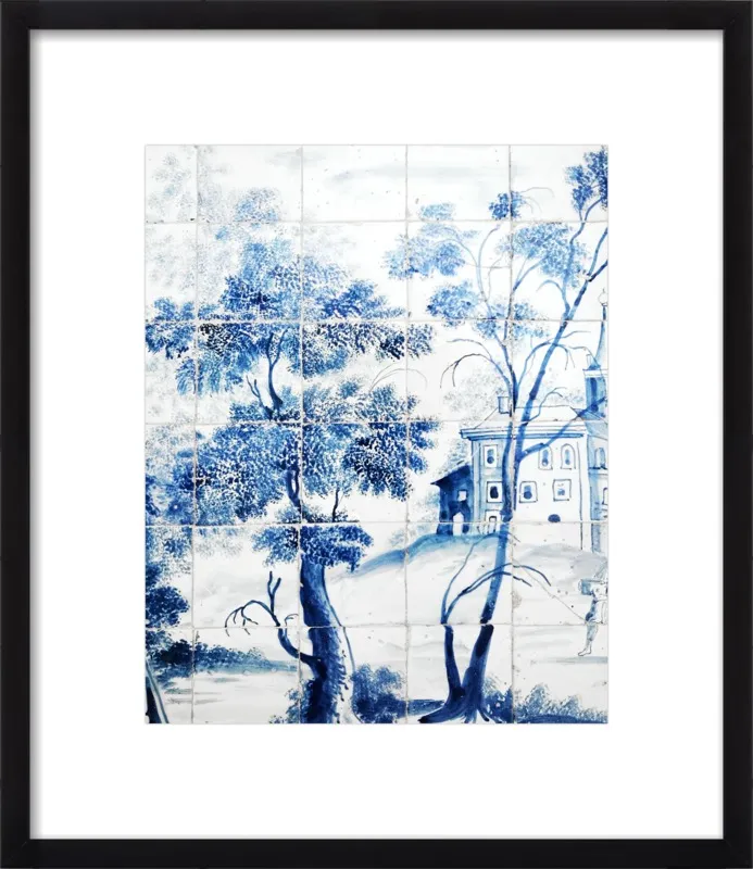 Lisbon Blue Tiles Two by Lupen Grainne for Artfully Walls