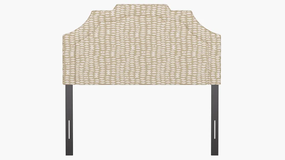 Art Deco Headboard, Sand Odalisque, Full