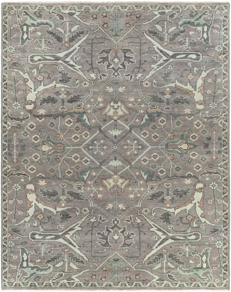 Palais Green Indoor 10' x 14' Handmade Rug