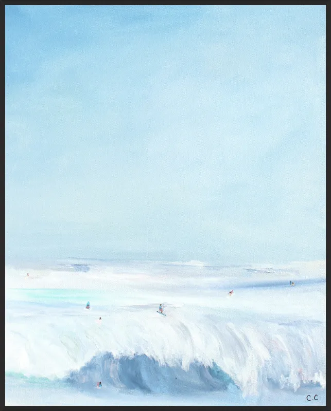 Wave Riders  by Caroline Chriss  for Artfully Walls