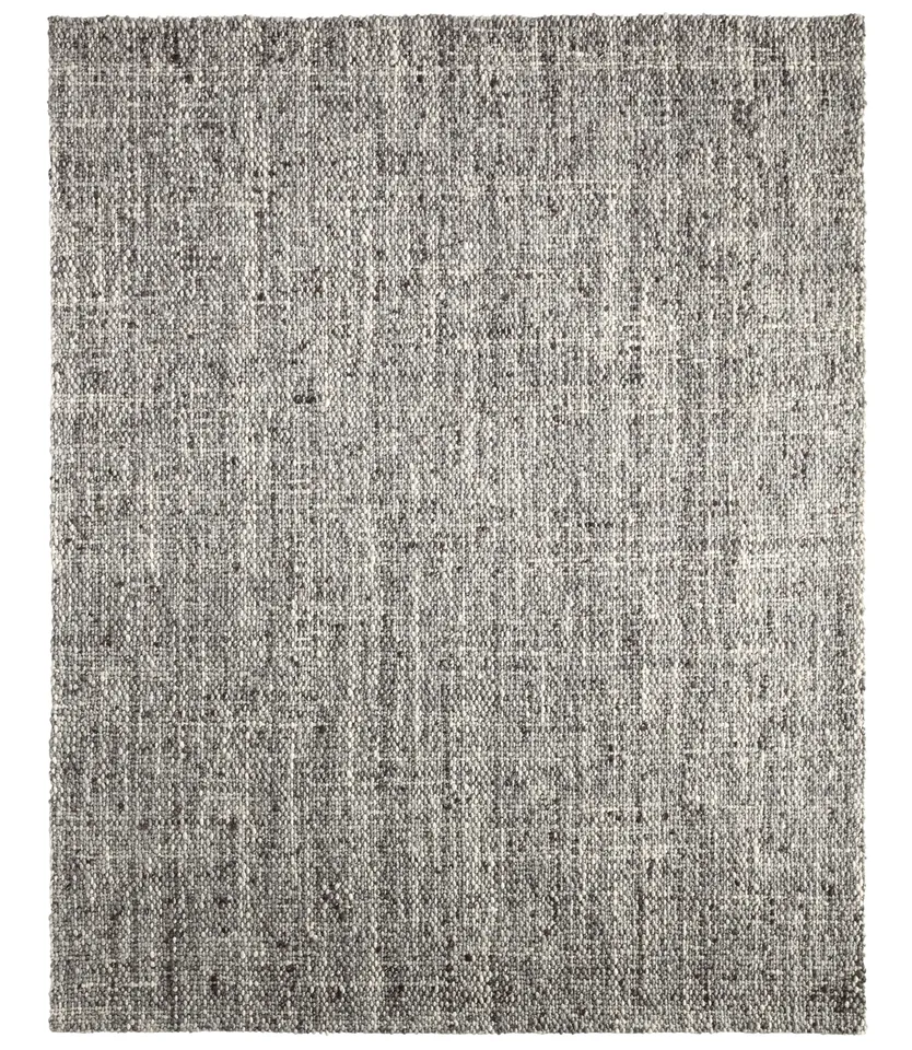 Season Handwoven Solids/Textures Gray Area Rug (7'9"X9'9")