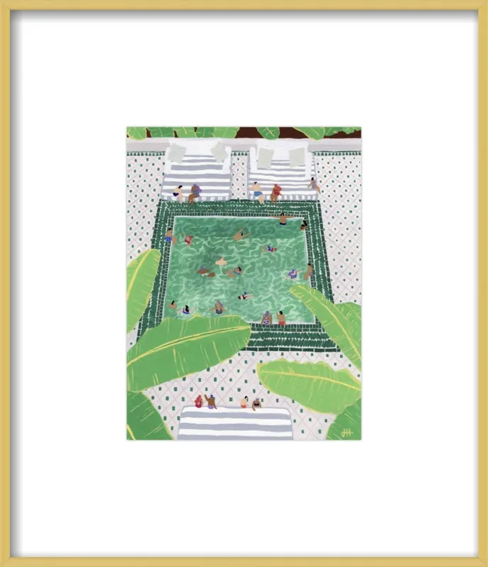 Green Riad by Joanne Ho for Artfully Walls