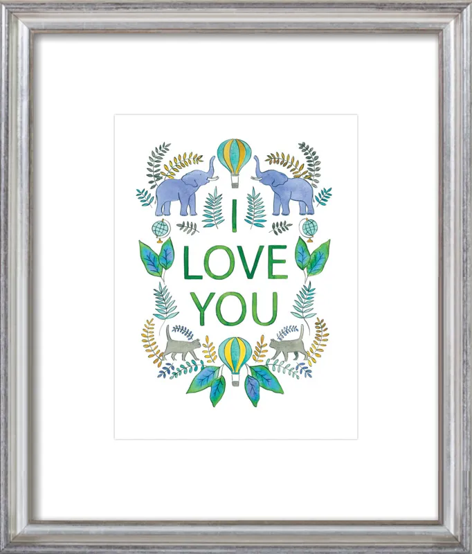 I Love You by Rachel Rogers for Artfully Walls