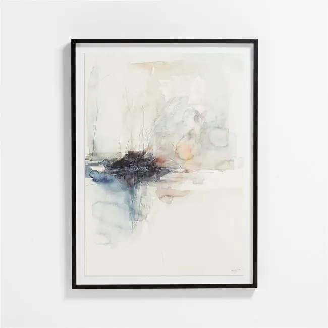 "Further Woodland" by Beverly Fuller Large Reproduction 41"x55" Framed Wall Art Print