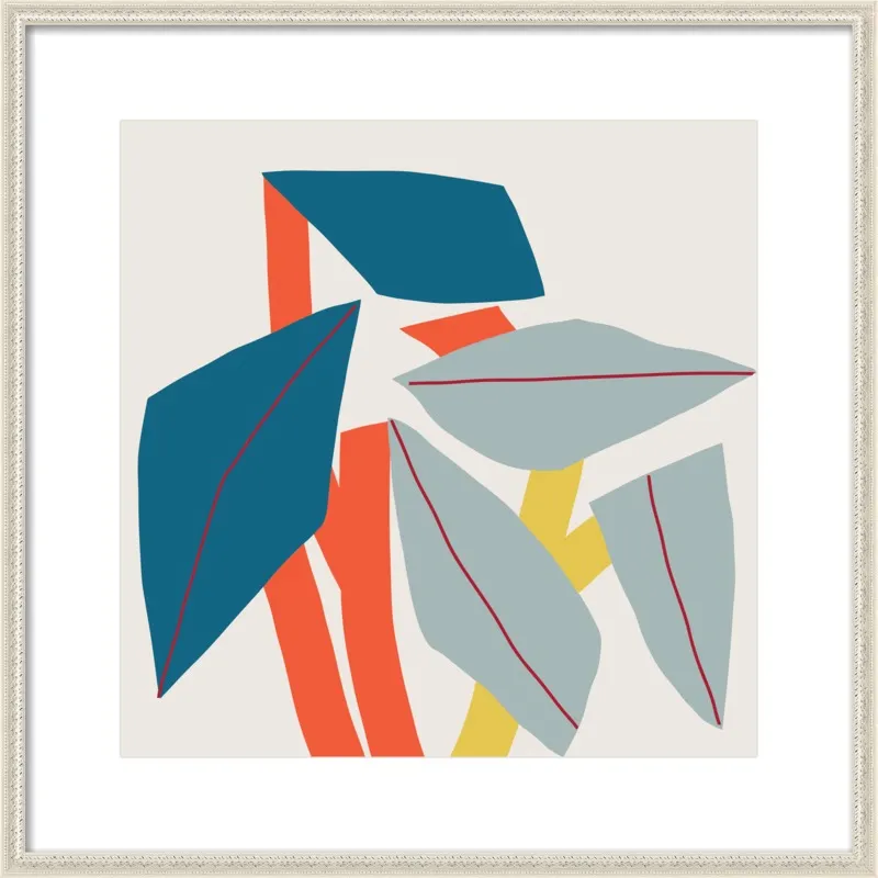 Colourful leaves by Jessica Nielsen for Artfully Walls