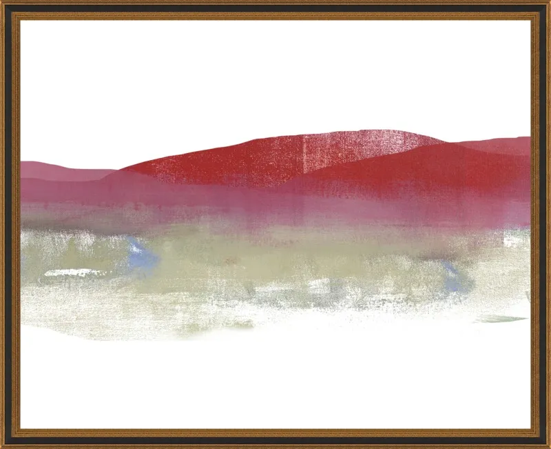 Red Mountains by Jacquie Gouveia for Artfully Walls