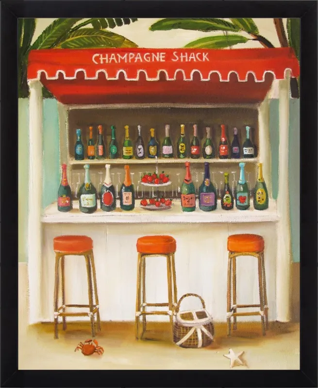 Champagne Shack by Janet Hill for Artfully Walls