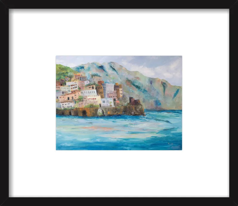 Amalfi Coast by Renee A Ortiz for Artfully Walls