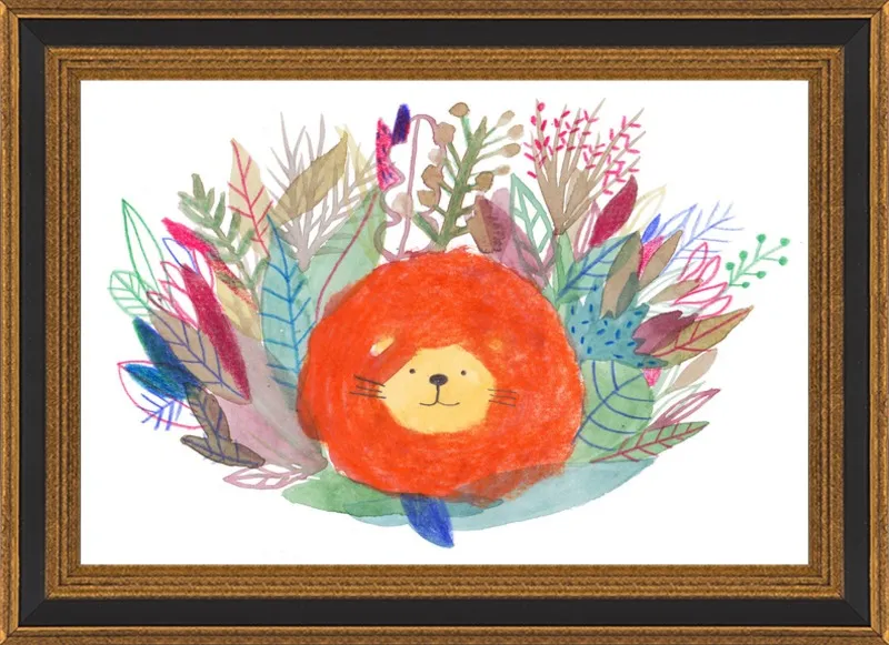 Lion by Marion Barraud for Artfully Walls