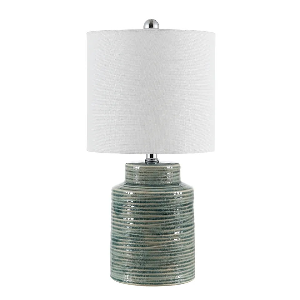 Boris 20" Table Lamp - Blue Green