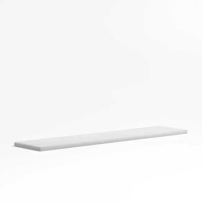 Replacement Alfresco Canvas White Sunbrella ® Outdoor Dining Bench Cushion