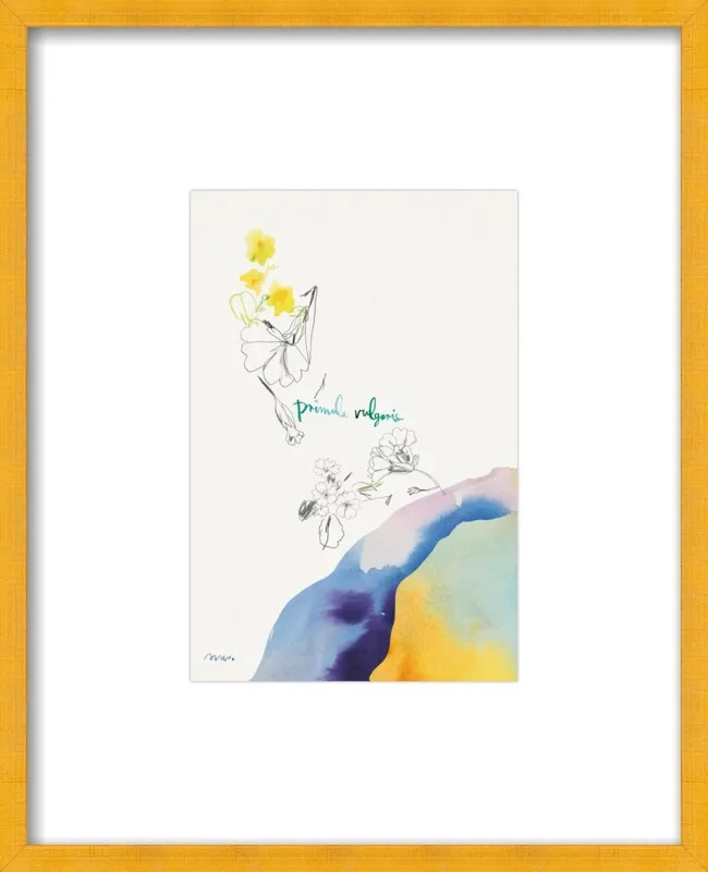 Primula Vulgaris by META WRABER for Artfully Walls