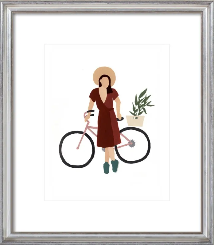 Biking Beauty by Taylor Ann for Artfully Walls